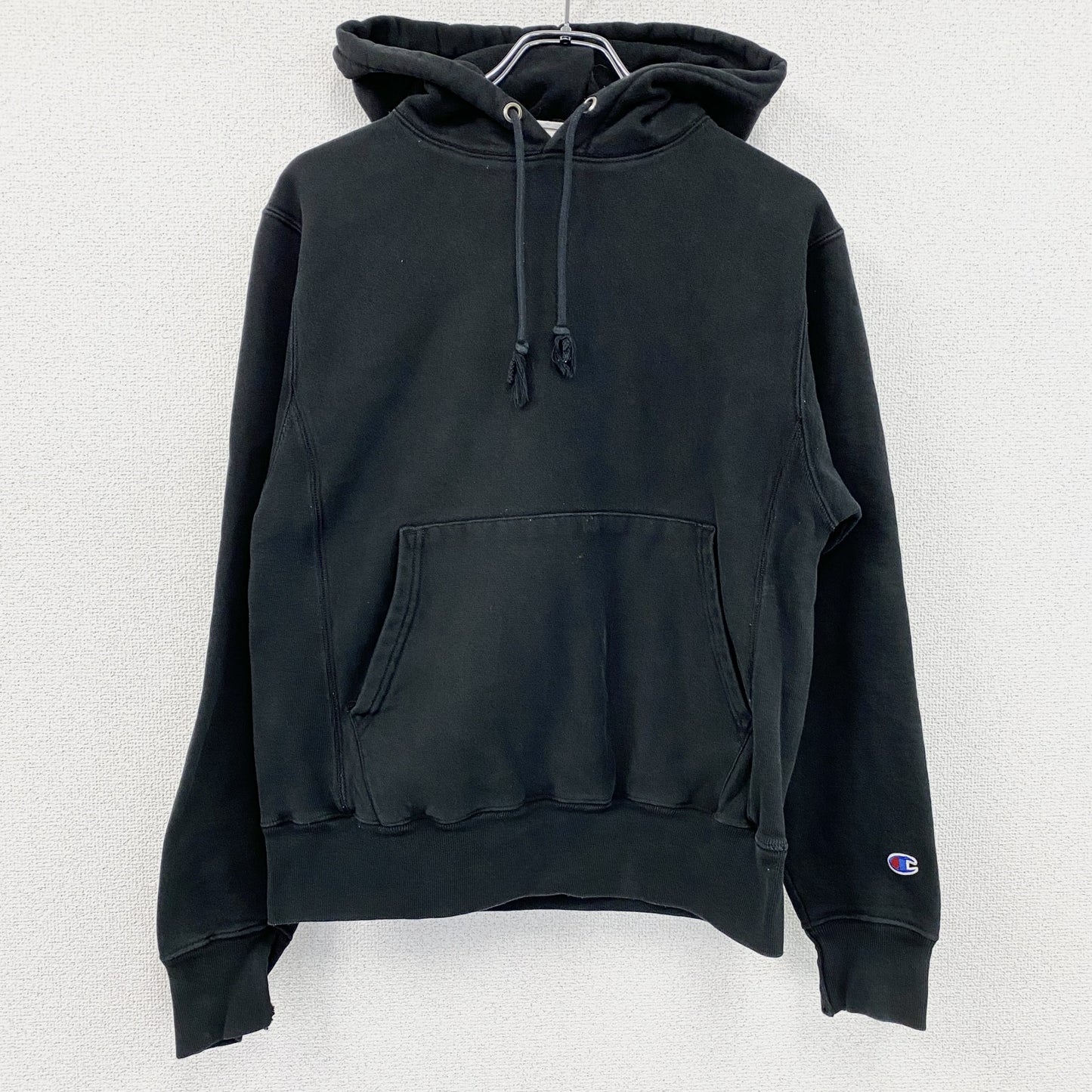 Champion　チャンピオン　リバースウィーブ　スウェットパーカー/フーディー　黒　ブラック　Sサイズ