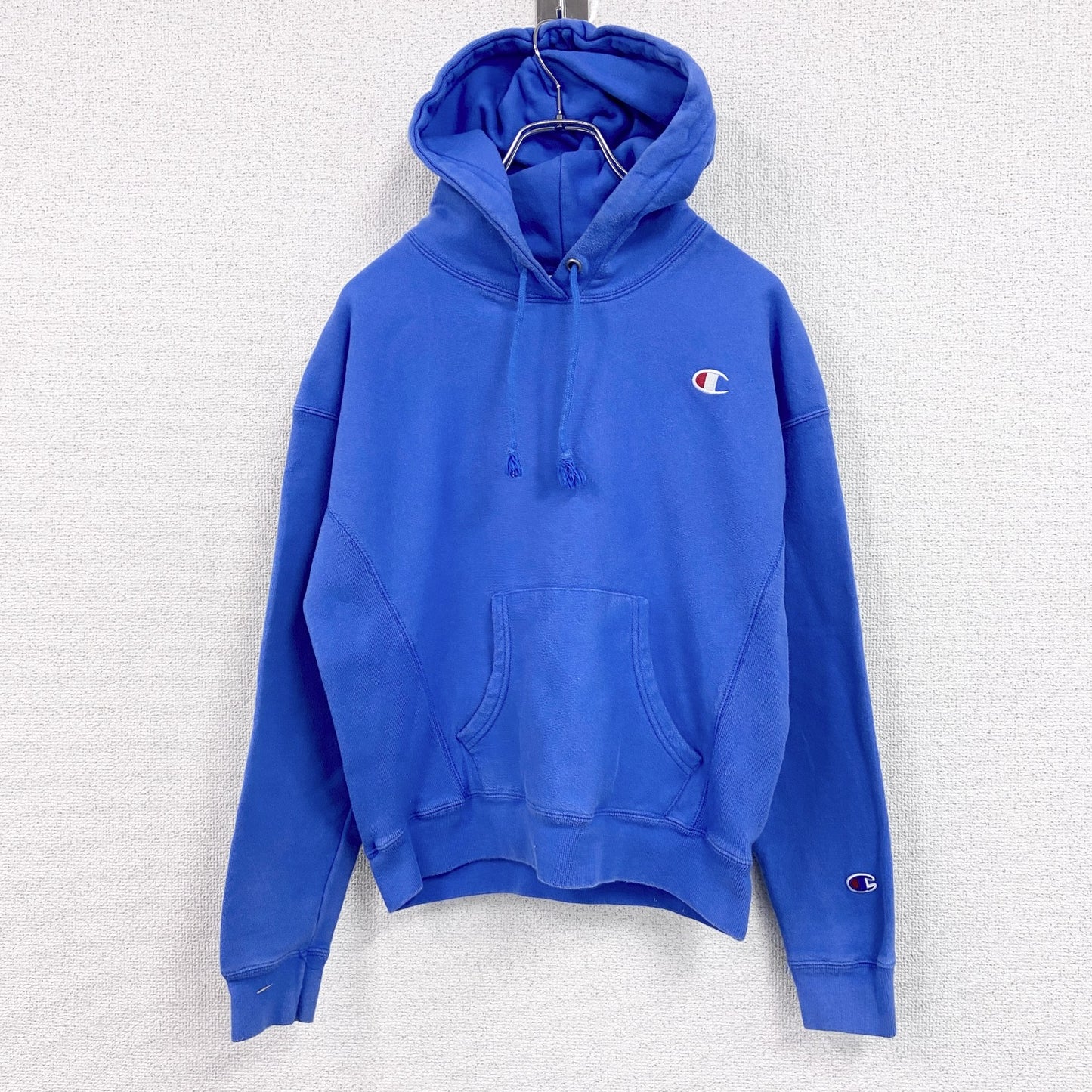 Champion　チャンピオン　リバースウィーブ　スウェットパーカー/フーディー　青　ブルー　Sサイズ