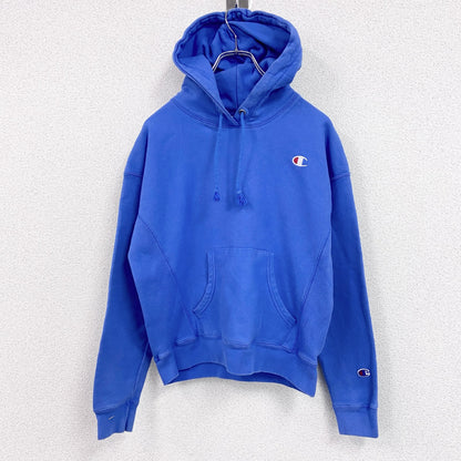 Champion　チャンピオン　リバースウィーブ　スウェットパーカー/フーディー　青　ブルー　Sサイズ