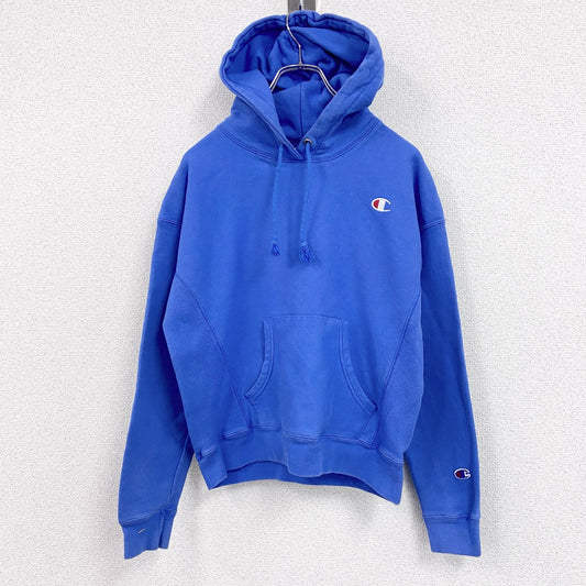 Champion　チャンピオン　リバースウィーブ　スウェットパーカー/フーディー　青　ブルー　Sサイズ