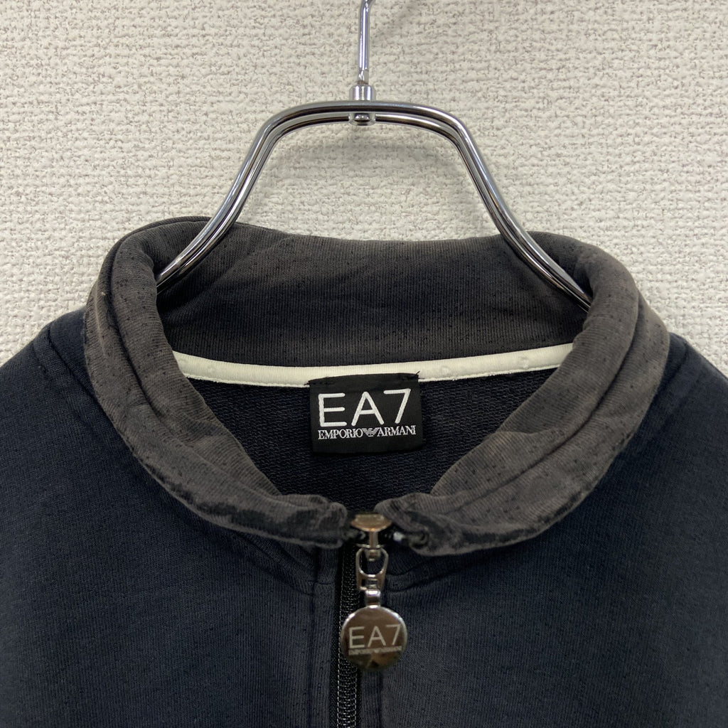 EMPORIO ARMANI　エンポリオアルマーニ　フルジップスウェットジャケット　トラックジャケット/ジャージ　フェード　黒　ブラック　
