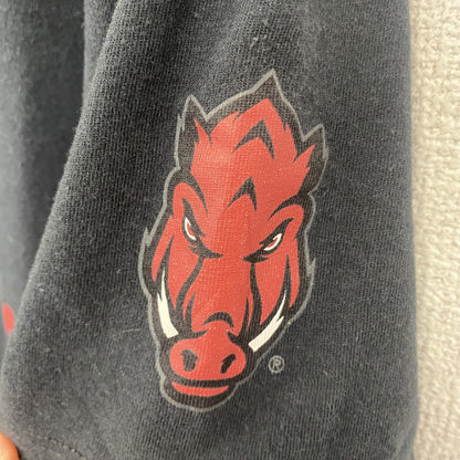 古着 used NIKE ナイキ　半袖プリントTシャツ　クルーネック　スウッシュロゴ　DRI-FIT　黒　ブラック　Sサイズ