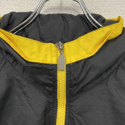 90s　Holloway　ナイロンジャケット　ヴィンテージ　黄色　イエロー　黒　ブラック　Lサイズ　