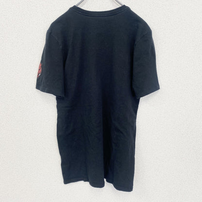 古着 used NIKE ナイキ　半袖プリントTシャツ　クルーネック　スウッシュロゴ　DRI-FIT　黒　ブラック　Sサイズ