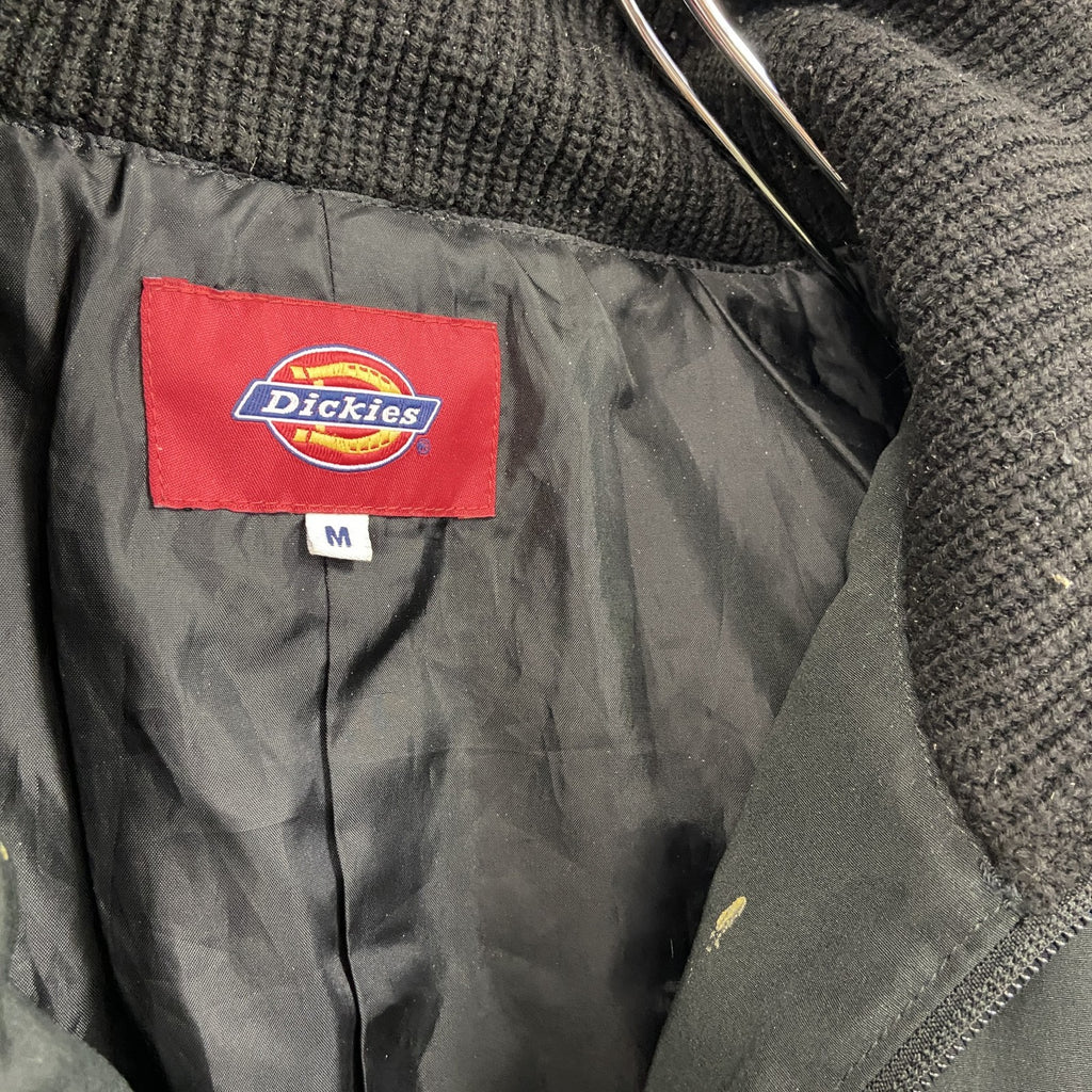 Dickies　ディッキーズ　リブカラーブルゾン　ラグランスリーブ　ハイネック　黒　ブラック　Mサイズ