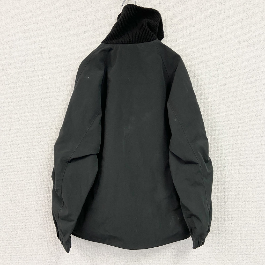 Dickies　ディッキーズ　リブカラーブルゾン　ラグランスリーブ　ハイネック　黒　ブラック　Mサイズ