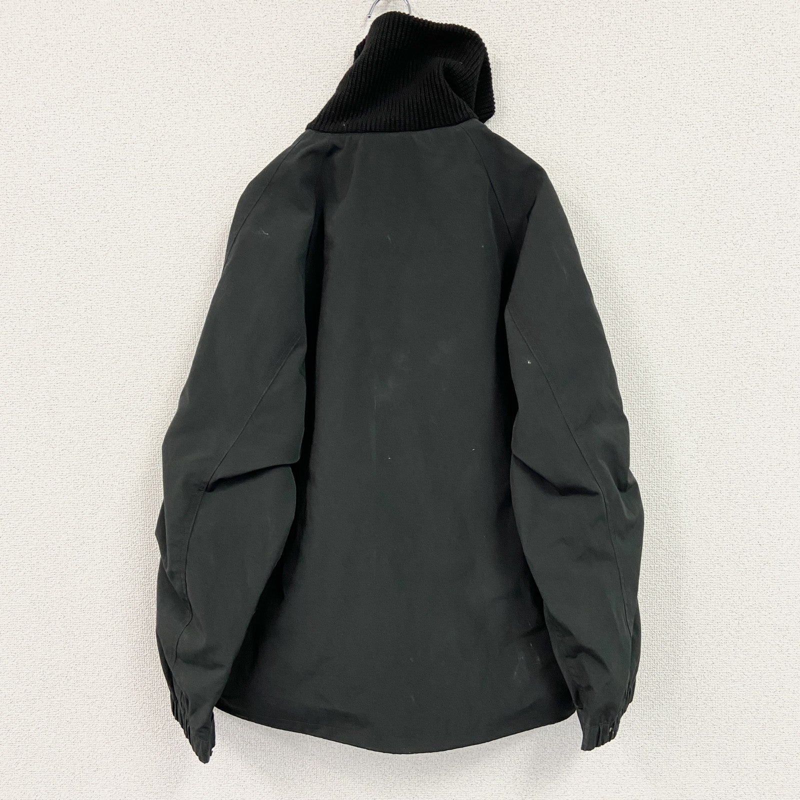 Dickies　ディッキーズ　リブカラーブルゾン　ラグランスリーブ　ハイネック　黒　ブラック　Mサイズ