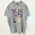 古着 used　LYNYRD SKYNYRD　レーナード スキナード　半袖プリントTシャツ　クルーネック　グレー　Lサイズ
