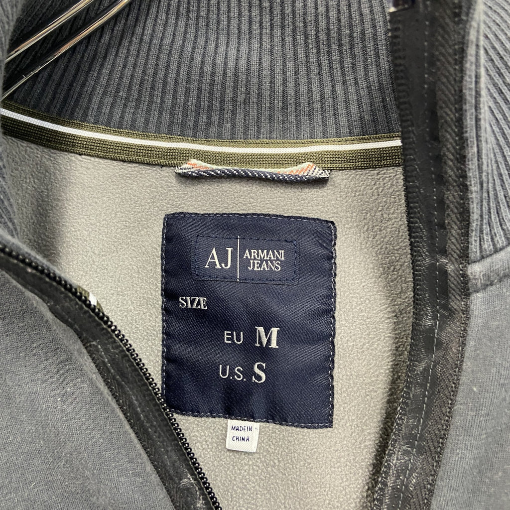ARMANI JEANS 　アルマーニ ジーンズ　フルジップスウェットジャケット　ダークグレー　Mサイズ　
