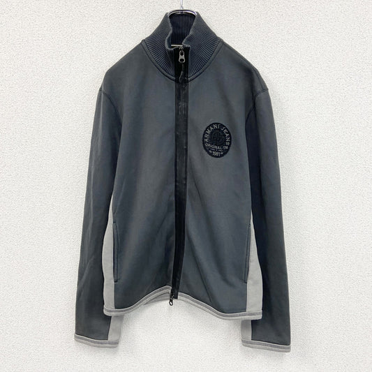 ARMANI JEANS 　アルマーニ ジーンズ　フルジップスウェットジャケット　ダークグレー　Mサイズ　