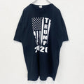古着 used　JERZEES　半袖プリントTシャツ　ドナルド・トランプ　TRUMP　2020　クルーネック　黒　XLサイズ