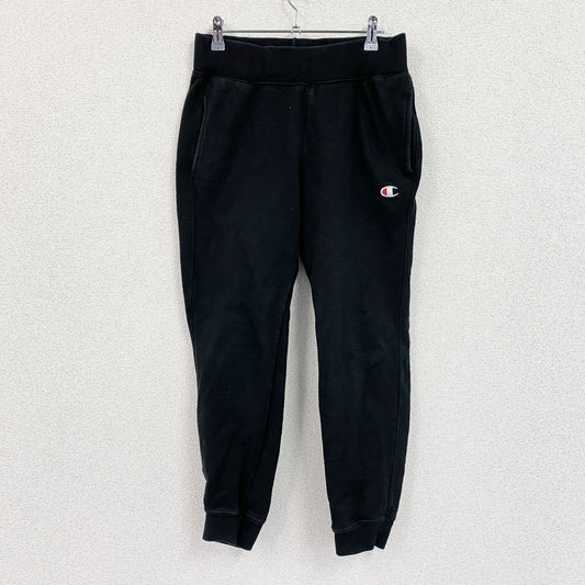 Champion　チャンピオン　リバースウィーブ　スウェットパンツ　刺繍ロゴ　ヘビーウエイト　現行　黒　ブラック　Mサイズ