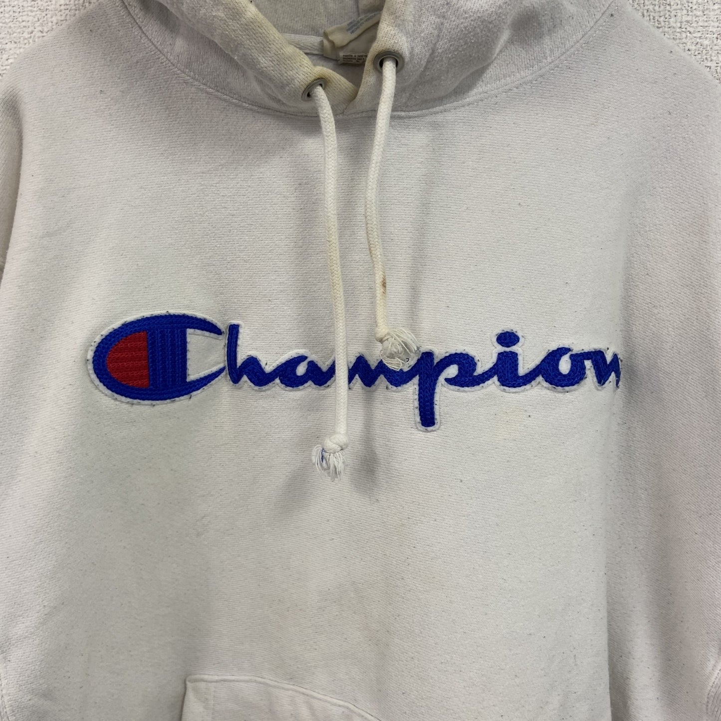 Champion　チャンピオン　リバースウィーブ　スウェットパーカー/フーディー　白　ホワイト　Lサイズ