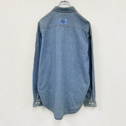 90s～　OLD GAP　オールドギャップ　ボタンダウンデニムシャツ　ヴィンテージ　インディゴ　Mサイズ