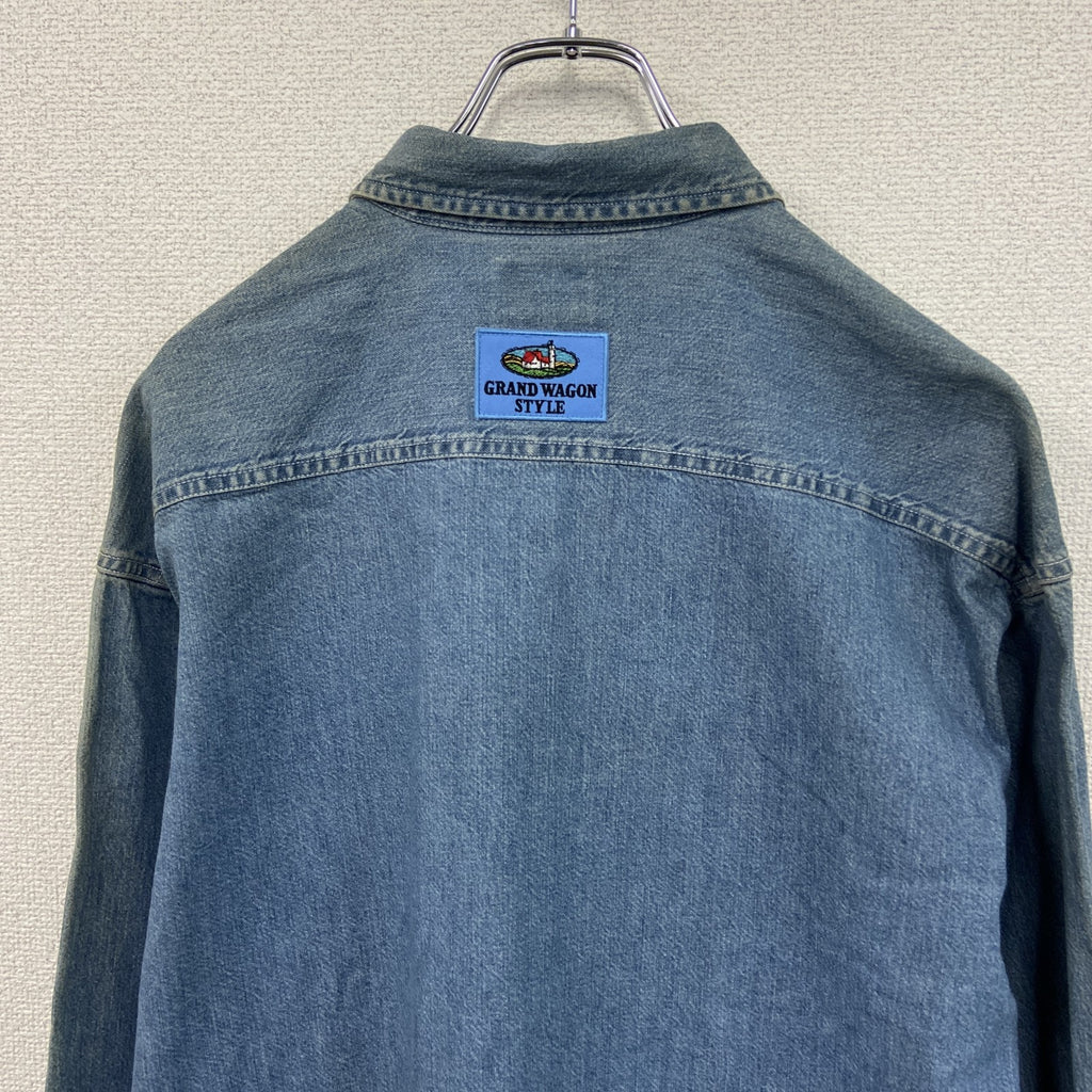 90s～　OLD GAP　オールドギャップ　ボタンダウンデニムシャツ　ヴィンテージ　インディゴ　Mサイズ