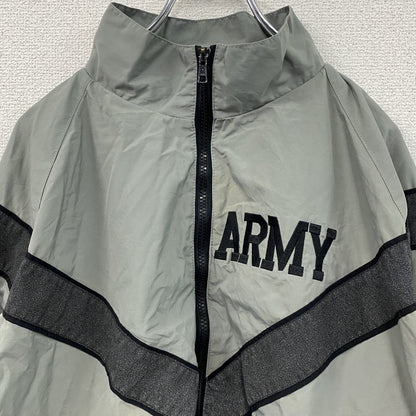 00s　米軍　U.S.ARMY　トレーニングジャケット　ナイロンジャケット　ヴィンテージ　灰色　グレー　XSサイズ