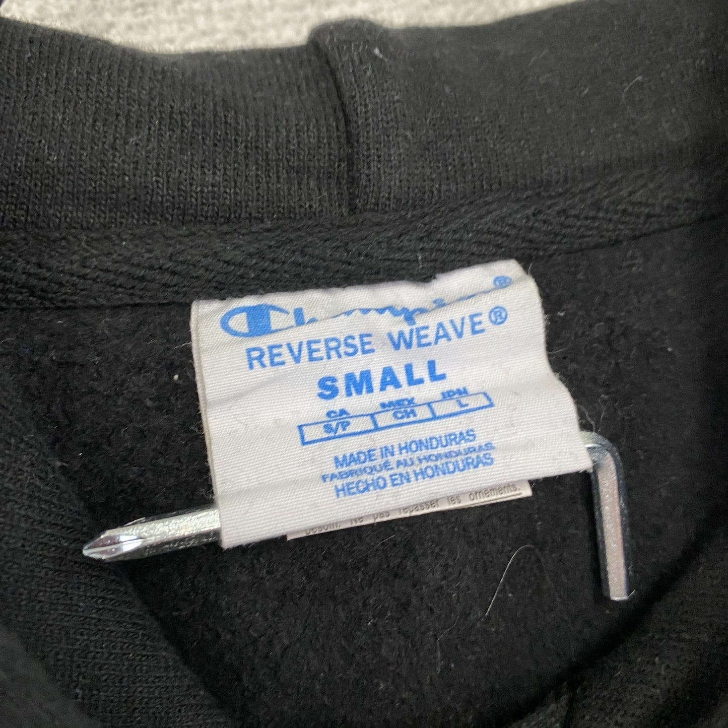 Champion　チャンピオン　リバースウィーブ　スウェットパーカー/フーディー　黒　ブラック　Sサイズ