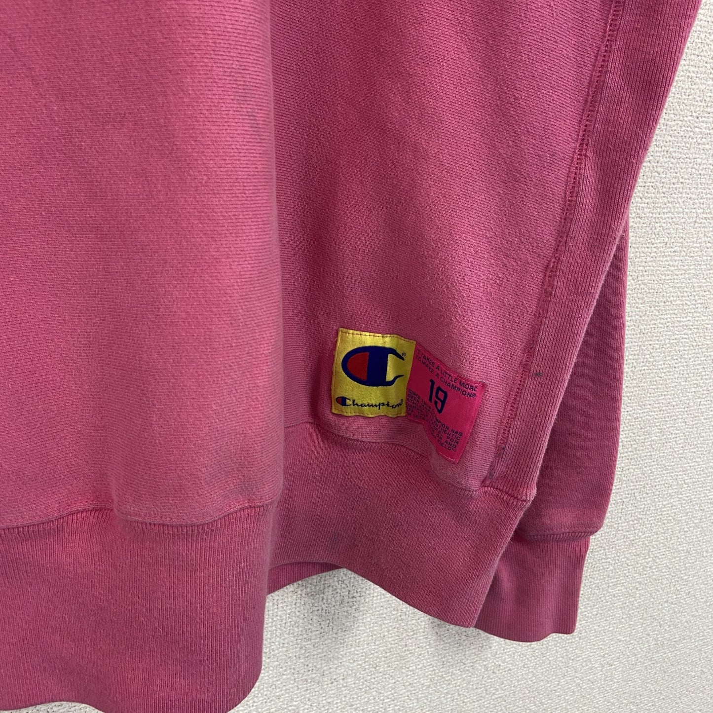 Champion　チャンピオン　リバースウィーブ　スウェット/トレーナー　ピンク　Lサイズ