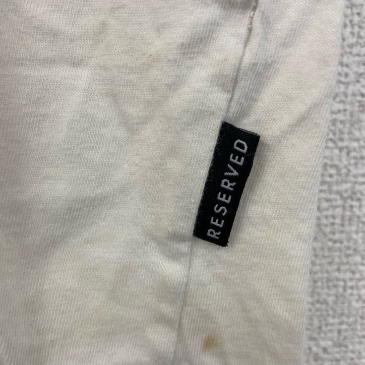 古着 used　RESERVED　半袖プリントTシャツ　Fanta　ファンタ　オレンジフレーバー　白　ホワイト　Mサイズ