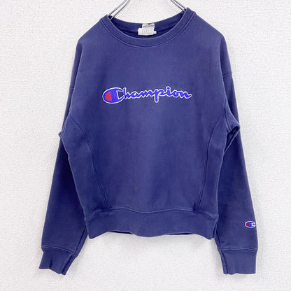 Champion　チャンピオン　リバースウィーブ　スウェット/トレーナー　フェード　ヘビーウエイト　現行　紺　ネイビー　Sサイズ