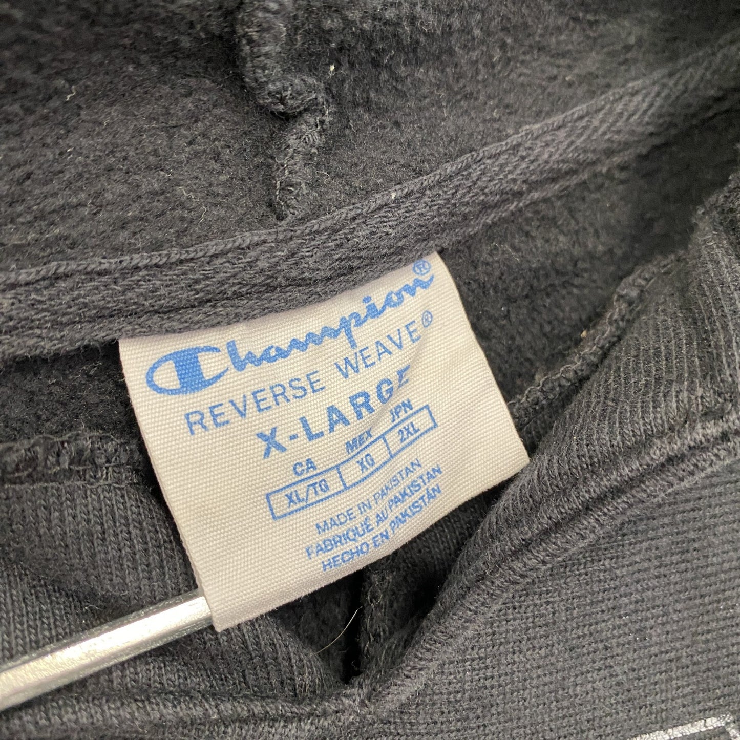 Champion　チャンピオン　リバースウィーブ　スウェットパーカー/フーディー　黒　ブラック　XLサイズ
