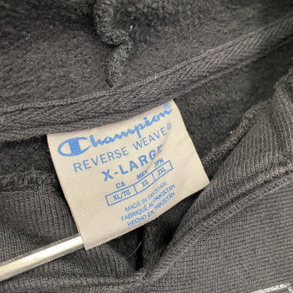 Champion　チャンピオン　リバースウィーブ　スウェットパーカー/フーディー　黒　ブラック　XLサイズ