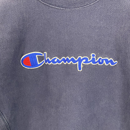 Champion　チャンピオン　リバースウィーブ　スウェット/トレーナー　フェード　ヘビーウエイト　現行　紺　ネイビー　Sサイズ