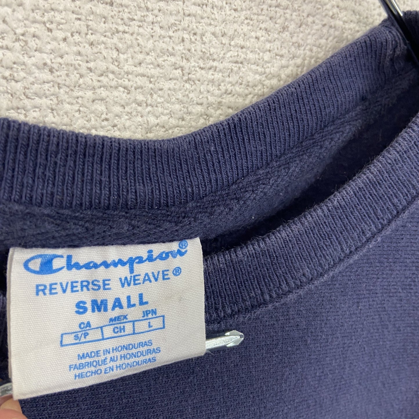 Champion　チャンピオン　リバースウィーブ　スウェット/トレーナー　フェード　ヘビーウエイト　現行　紺　ネイビー　Sサイズ