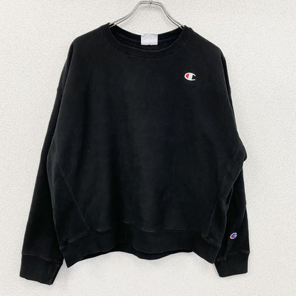 Champion　チャンピオン　リバースウィーブ　スウェット/トレーナー　黒　ブラック　2XLサイズ