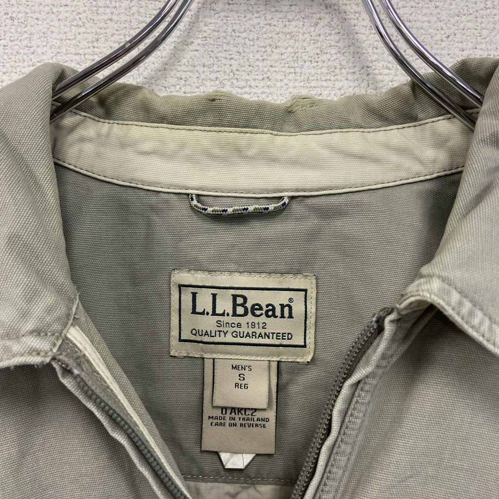 00s～　L.L.Bean　エルエルビーン　ブルゾン/スイングトップ　ヴィンテージ　グレージュ　Sサイズ