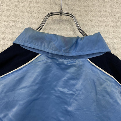 ～90s　Steve＆Barry's　フルジップナイロンジャケット　ヴィンテージ　水色　ライトブルー　Lサイズ　