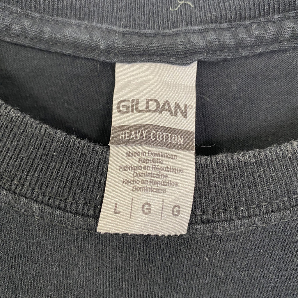 古着 used　GILDAN ギルダン　半袖プリントTシャツ　クルーネック　MLB　ダイヤモンドバックス　黒　ブラック　Lサイズ