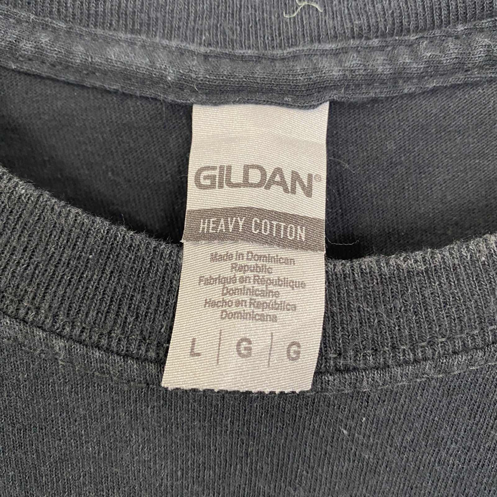 古着 used　GILDAN ギルダン　半袖プリントTシャツ　クルーネック　MLB　ダイヤモンドバックス　黒　ブラック　Lサイズ