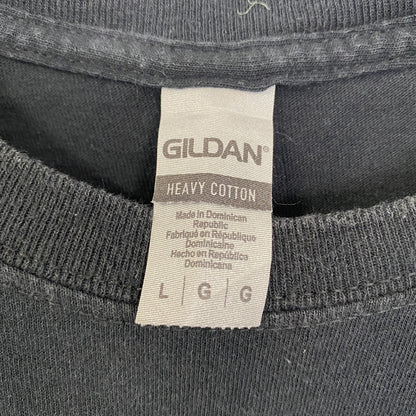 古着 used　GILDAN ギルダン　半袖プリントTシャツ　クルーネック　MLB　ダイヤモンドバックス　黒　ブラック　Lサイズ