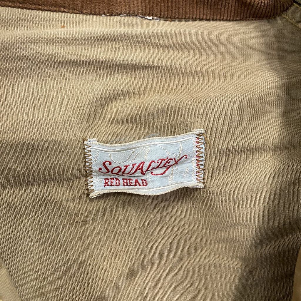 50s　SQUALTEX RED HEAD　レッドヘッド　ハンティングジャケット　コーデュロイカラー　茶色　ブラウン　