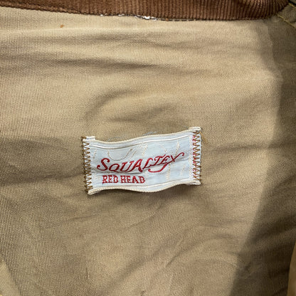 50s　SQUALTEX RED HEAD　レッドヘッド　ハンティングジャケット　コーデュロイカラー　茶色　ブラウン　