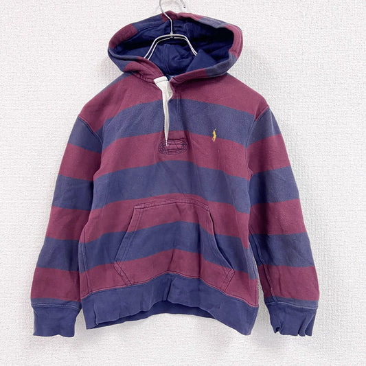 90s～　POLO by RALPH LAUREN　ラルフローレン　スウェットパーカー/フーディー　ラガーデザイン　Sサイズ