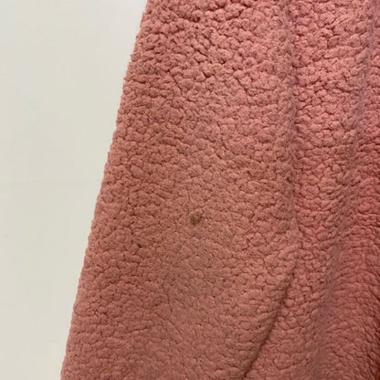 古着 used　TOMMY HILFIGER トミーヒルフィガー　長袖フリースジャケット　ボア　ハイネック　ピンク　Mサイズ