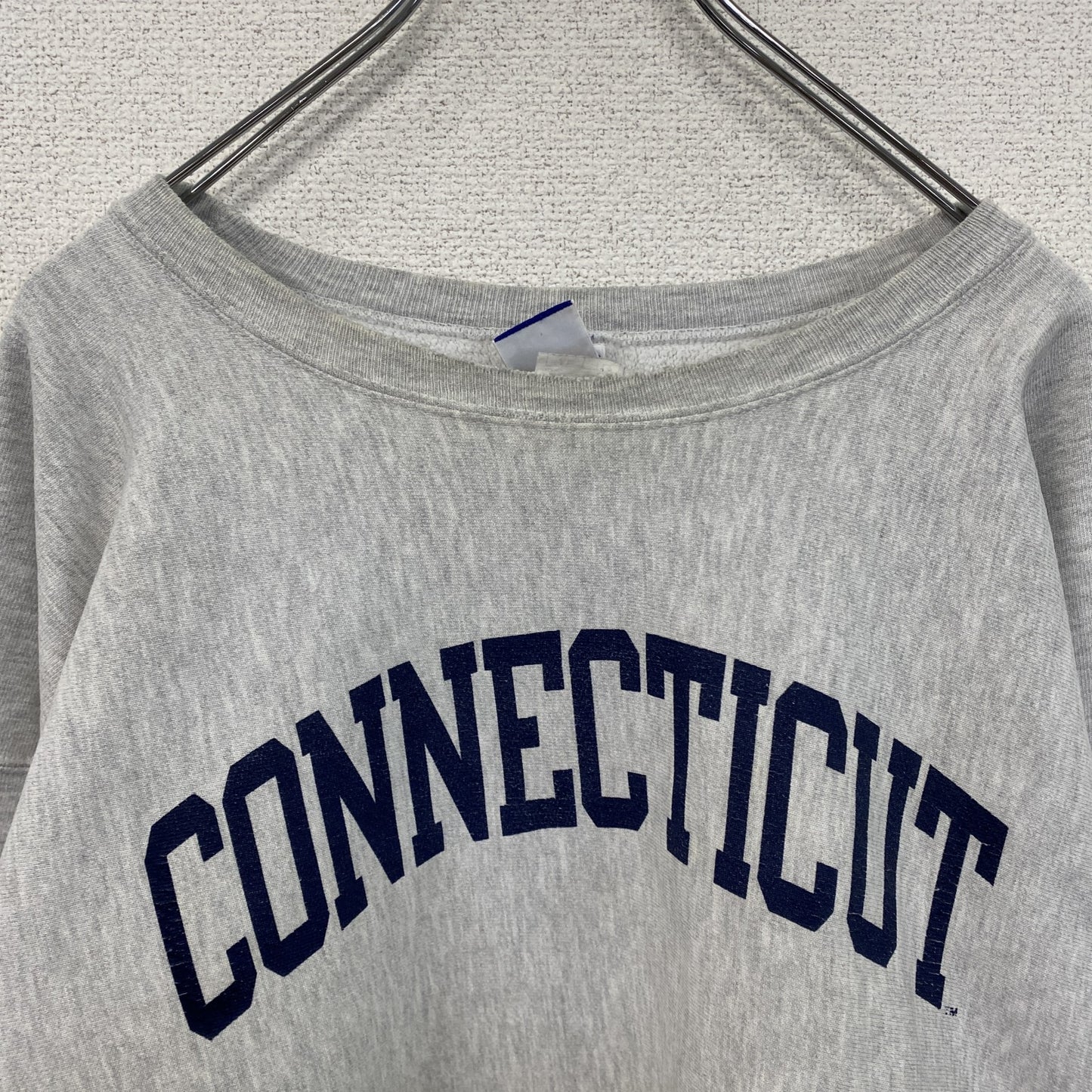 90s　Champion　チャンピオン　リバースウィーブ　スウェット/トレーナー　刺繍タグ　霜降りグレー　XLサイズ