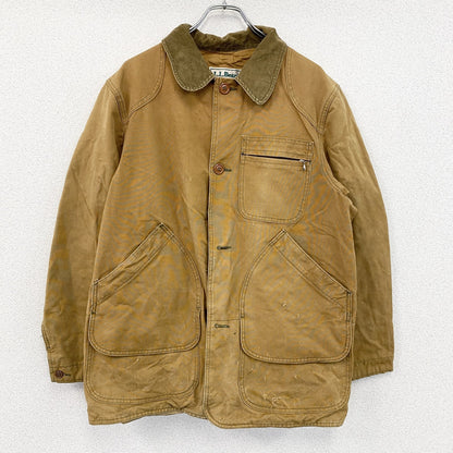 ～80s　L.L.Bean　エルエルビーン　ハンティングジャケット　コーデュロイカラー　茶色　ブラウン　Mサイズ　