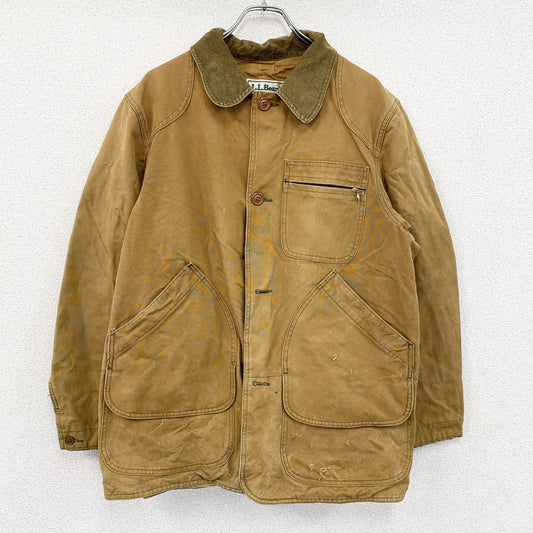 ～80s　L.L.Bean　エルエルビーン　ハンティングジャケット　コーデュロイカラー　茶色　ブラウン　Mサイズ　