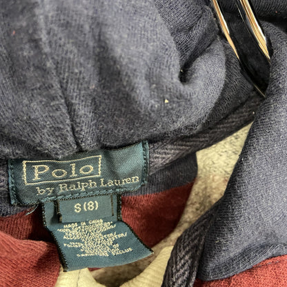 90s～　POLO by RALPH LAUREN　ラルフローレン　スウェットパーカー/フーディー　ラガーデザイン　Sサイズ