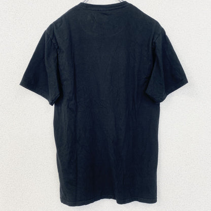 PORT＆COMPANY　半袖プリントロゴTシャツ　3連プリント　ハート　歯磨きセット　英字プリント　黒　ブラック　Sサイズ