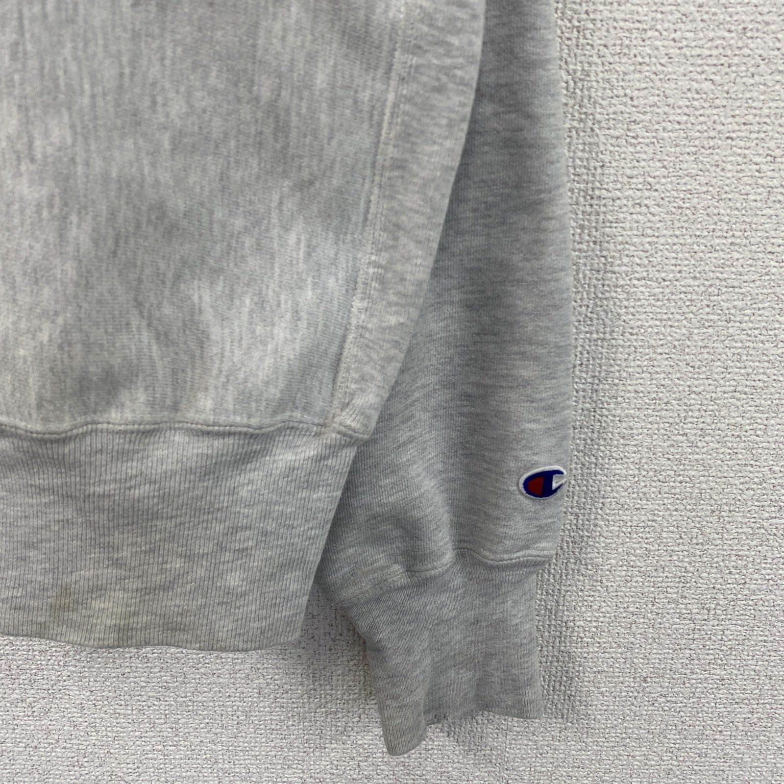 90s　Champion　チャンピオン　リバースウィーブ　スウェット/トレーナー　刺繍タグ　霜降りグレー　XLサイズ