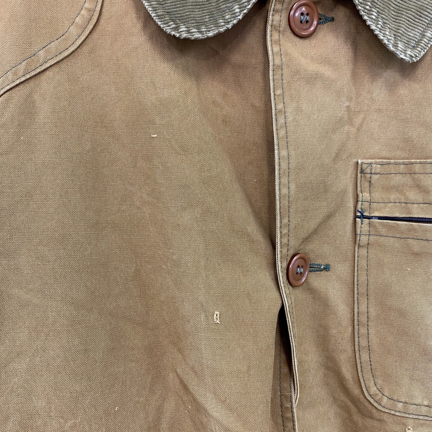 ～80s　L.L.Bean　エルエルビーン　ハンティングジャケット　コーデュロイカラー　茶色　ブラウン　Mサイズ　