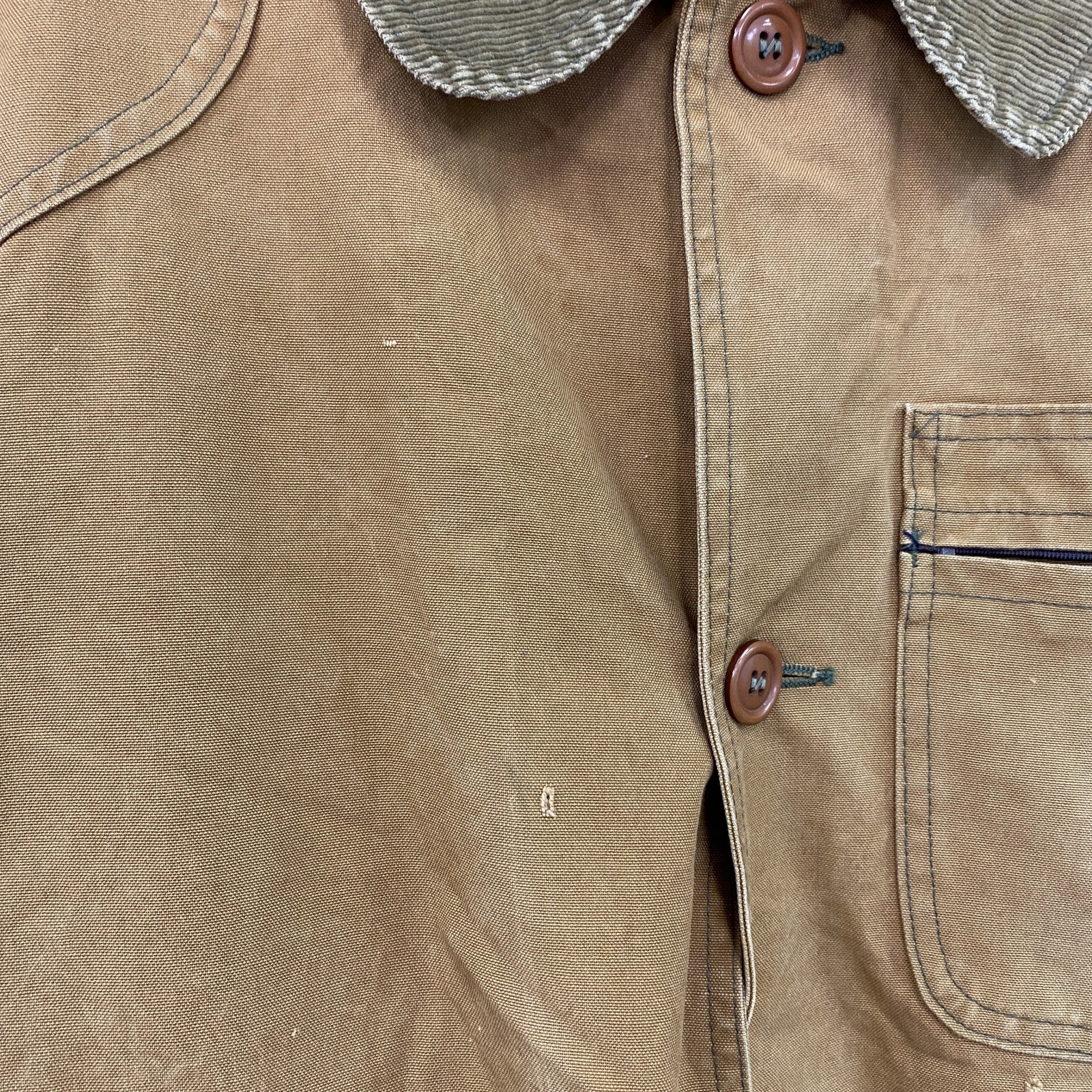 ～80s　L.L.Bean　エルエルビーン　ハンティングジャケット　コーデュロイカラー　茶色　ブラウン　Mサイズ　