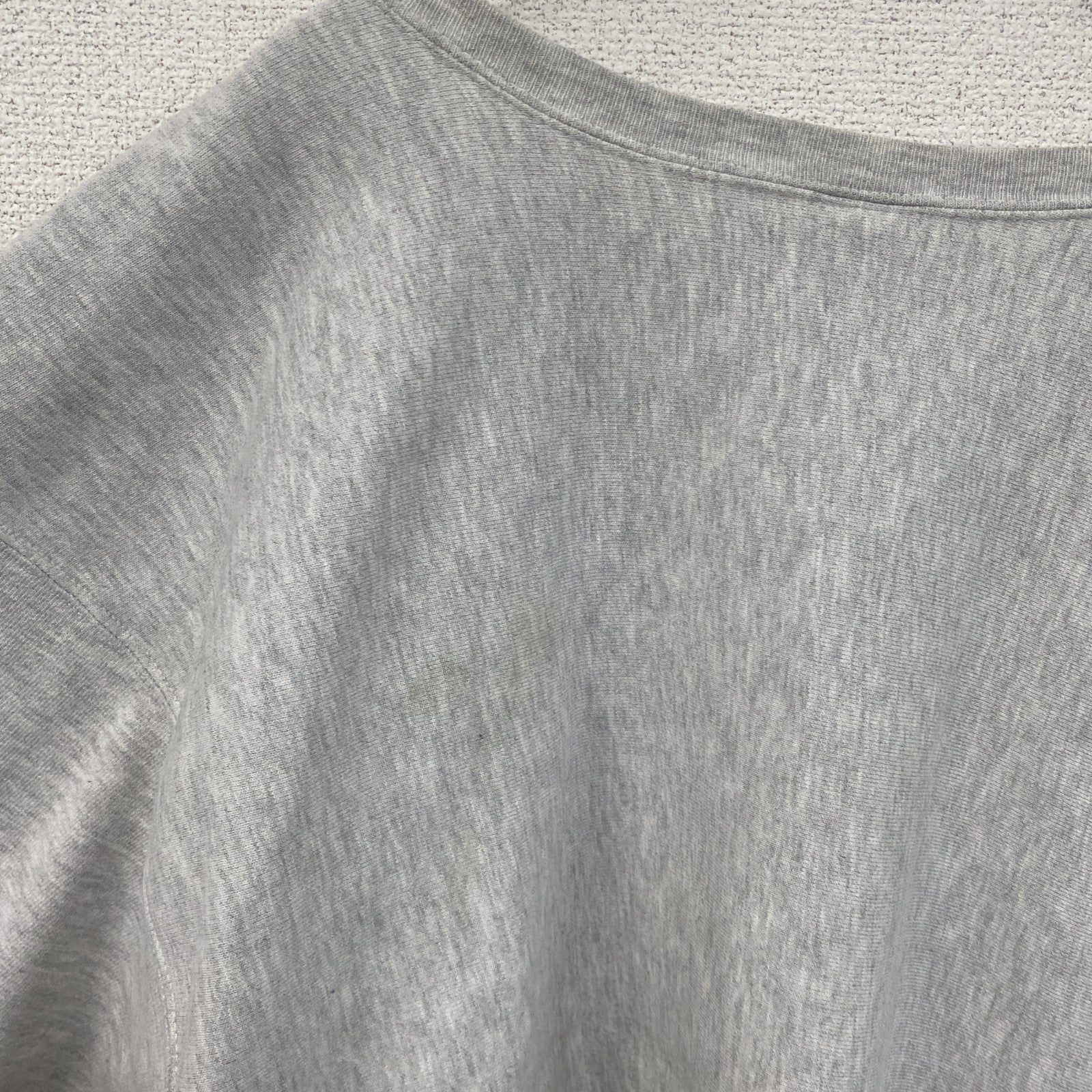 90s　Champion　チャンピオン　リバースウィーブ　スウェット/トレーナー　刺繍タグ　霜降りグレー　XLサイズ