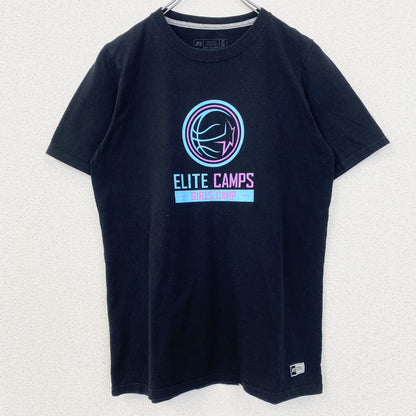 RUSSELL ATHLETC　ラッセル　半袖プリントTシャツ　3連プリント　バスケットボール　クルーネック　黒　ブラック　XLサイズ