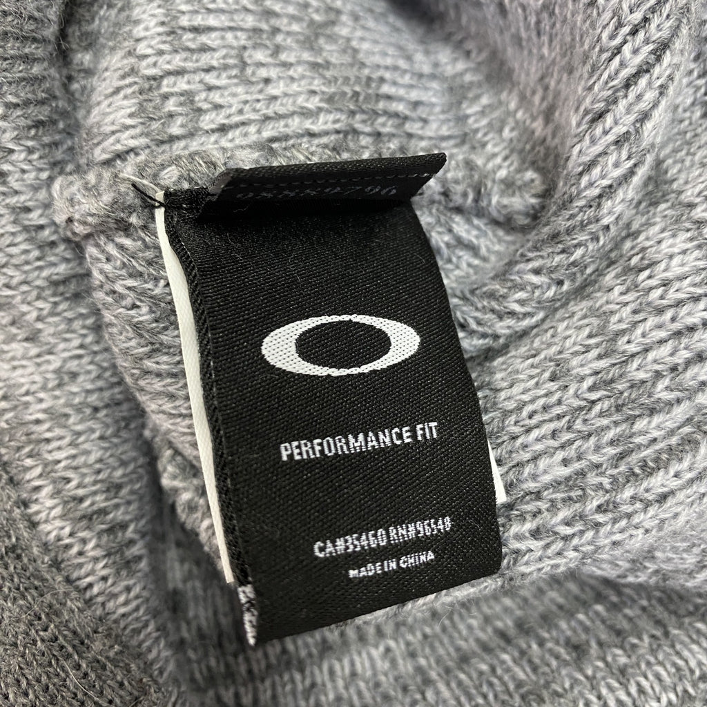 OAKLEY　オークリー　ニットキャップ　ビーニー　灰色　グレー　古着