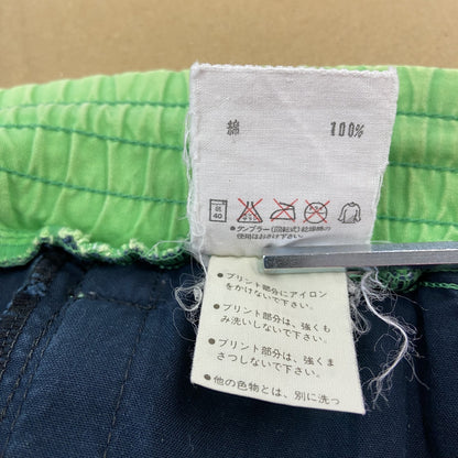 ～80s　adidas　アディダス　デサント　ハーフパンツ/ショートパンツ　バイカラー　グリーン　ネイビー　Mサイズ
